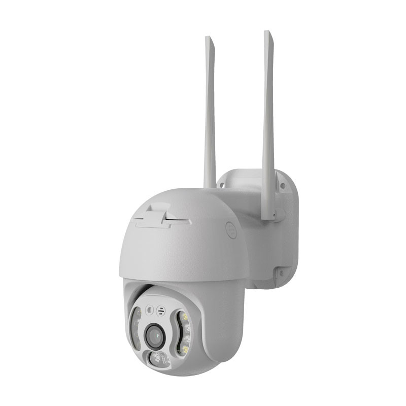 Cámara IP66 Exterior Wifi Seguridad Control Giro 360 Voz Sensor Resistente Agua