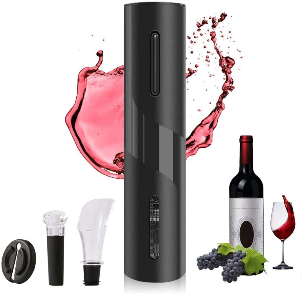 Set Sacacorcho Eléctrico Juego Vino