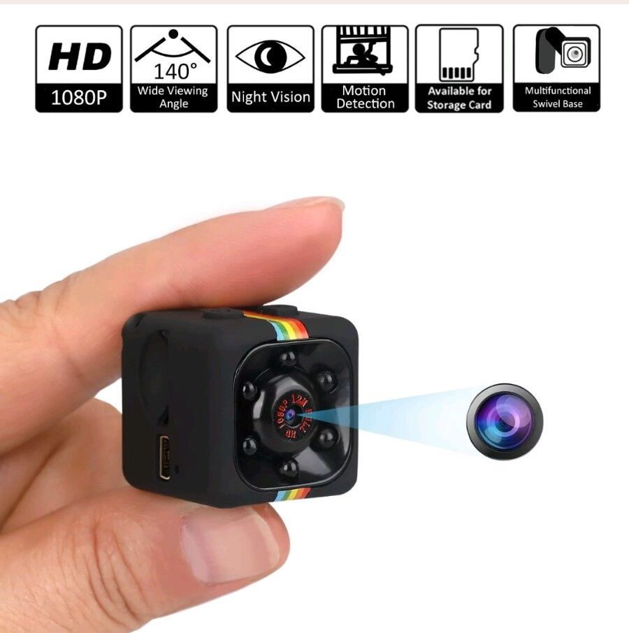Cámara de vídeo de bolsillo metal mini cámara de cuerpo con lente