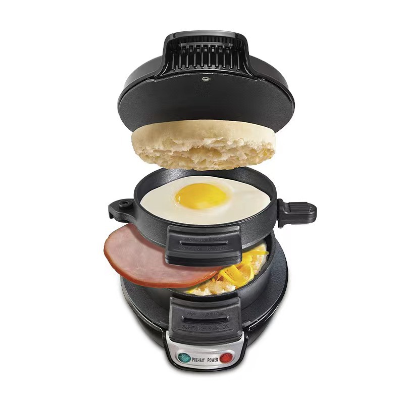 Máquina de Hamburguesas Eléctrica Antiadherente 600 W