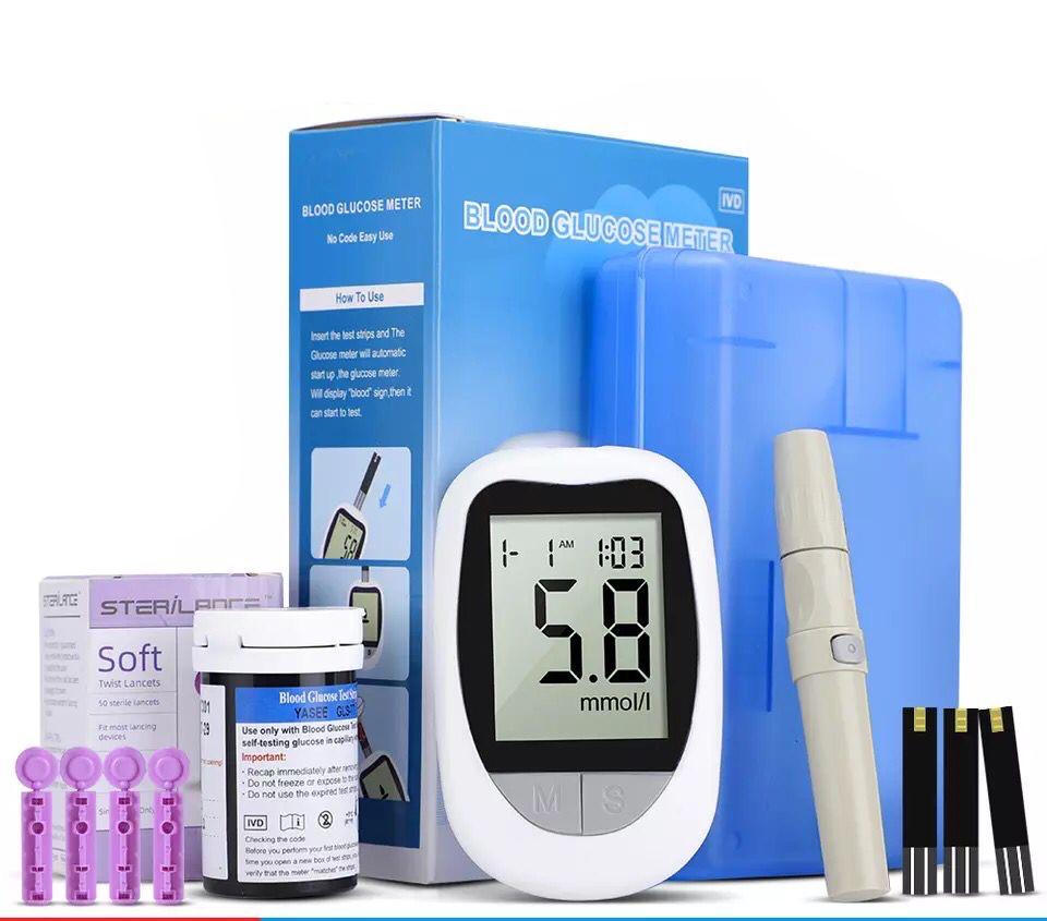 Glucómetro Medidor de Glucosa en Sangre Reutilizable