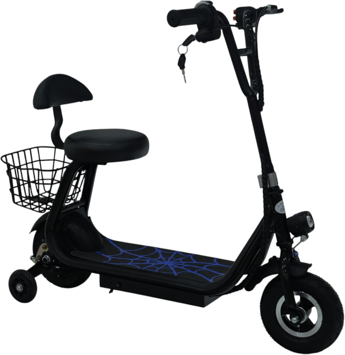 Patineta Scooter Eléctrico con Asiento Canasta Niños 36V 4400mAh